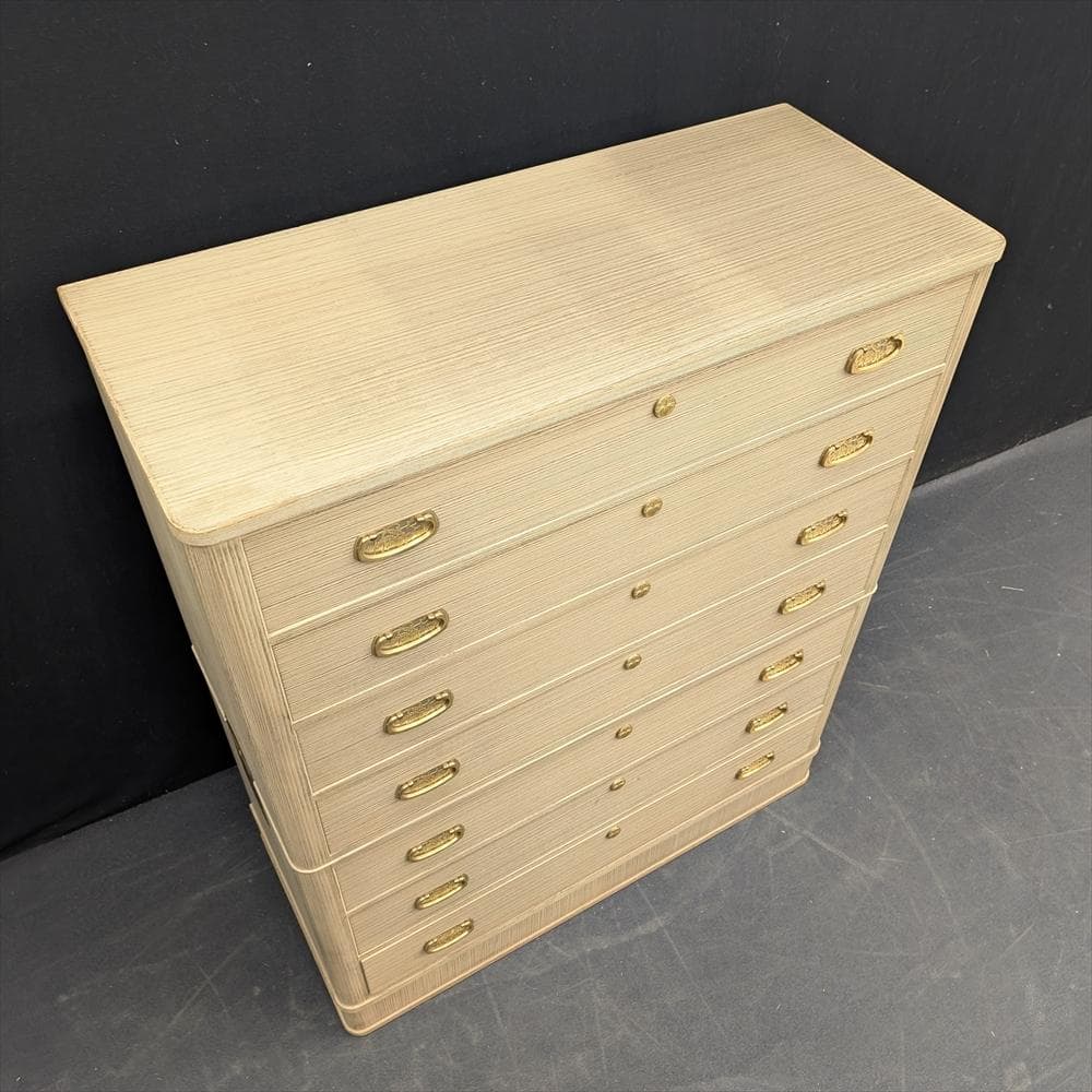 美品　総桐　桐箪笥　整理箪笥　和箪笥　箪笥　タンス　チェスト　引き出し　民藝