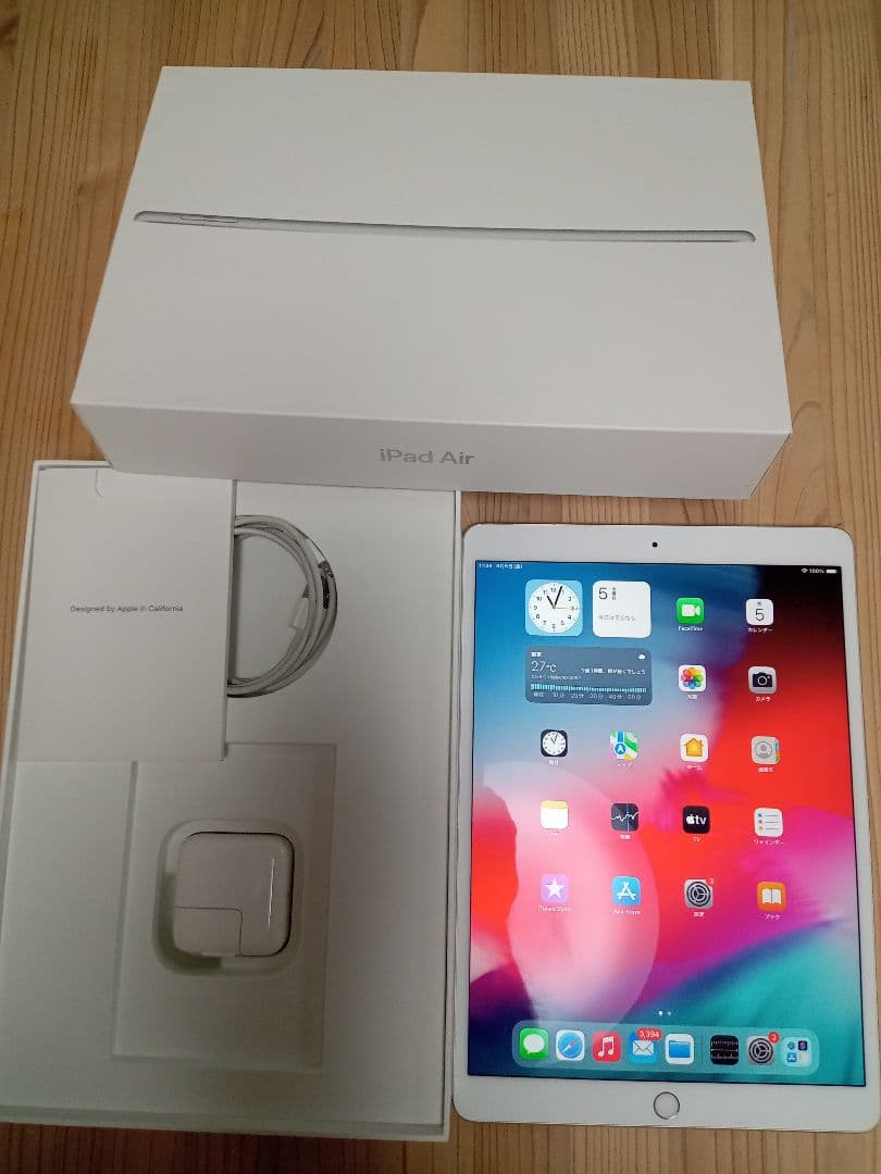 バッテリー容量100%iPad Air 第3世代 Wi-Fi＋セルラー64GB