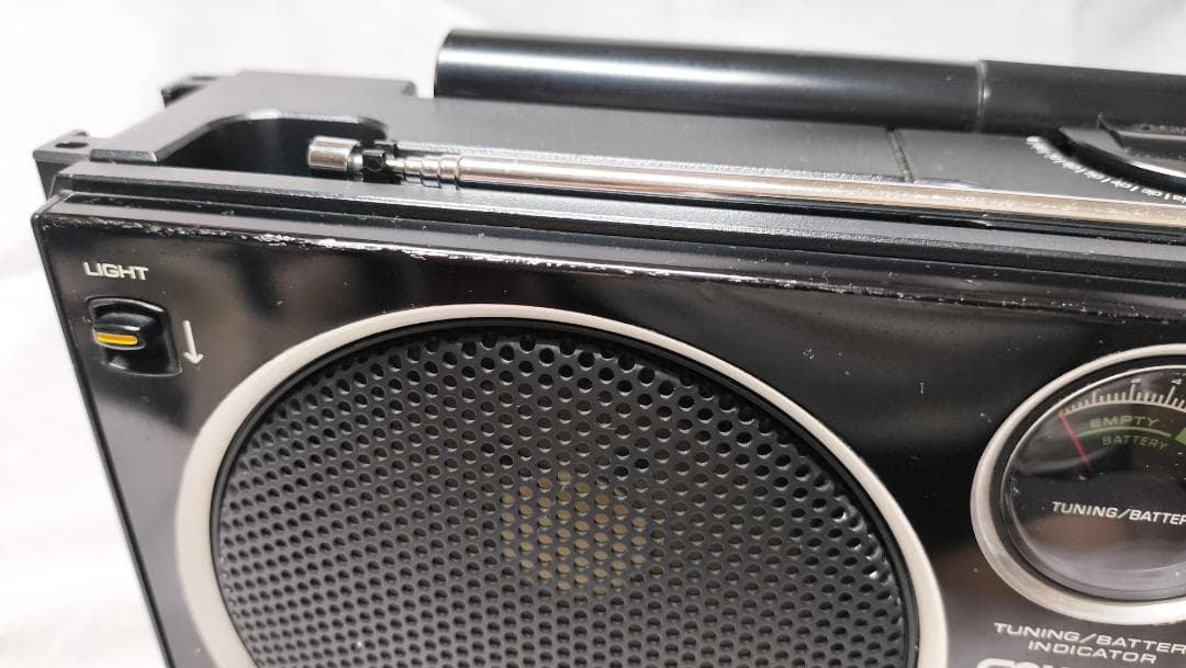 National Panasonic Cougar 113　横型ラジオ 取説付き