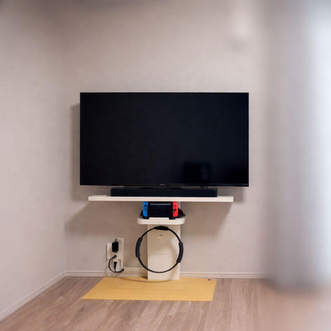 【にゃむロック様】WALL V3 ロータイプ 、ゲーム機棚板、サウンドバー棚板