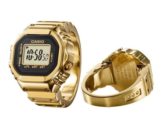 CASIO RING WATCH CRW-001G-9JR GOLD 新品未使用