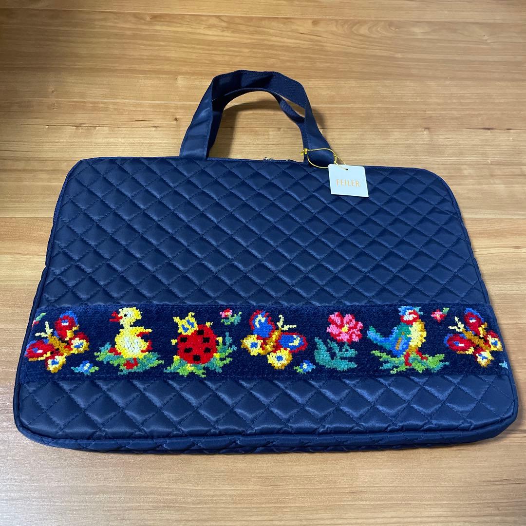 新品　学校フェイラー　ブリーフケース　ハイジ　ネイビー