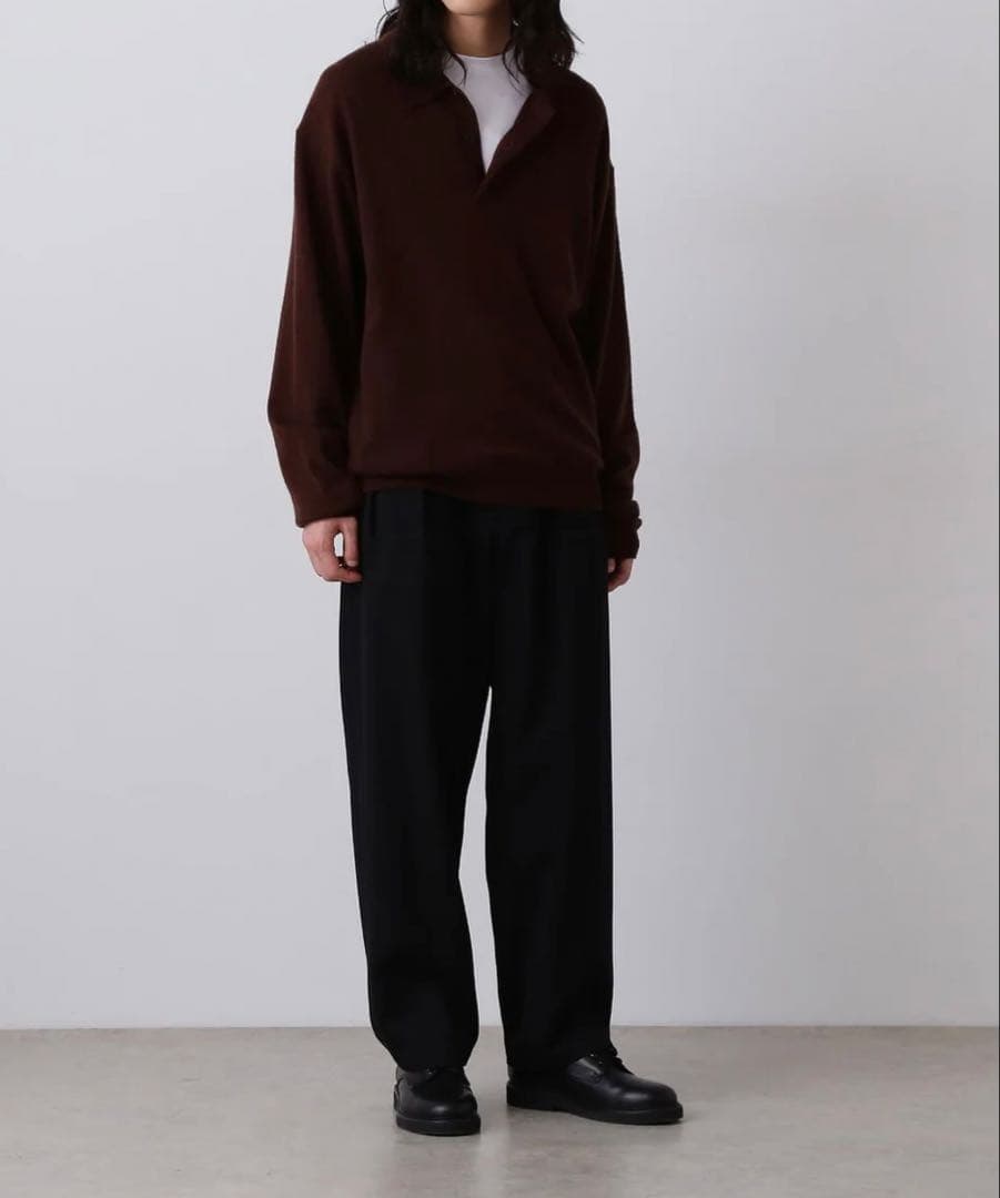 YLEVE イレーヴ MERINO WOOL 2TUCK TR 4 新品