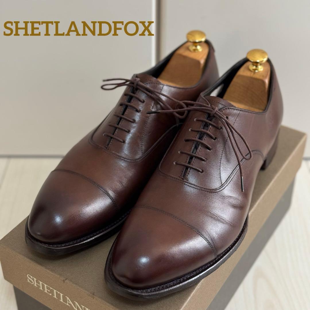 べんさん専用　シェットランドフォックス　ケンジントンⅠ ストレートチップ　9