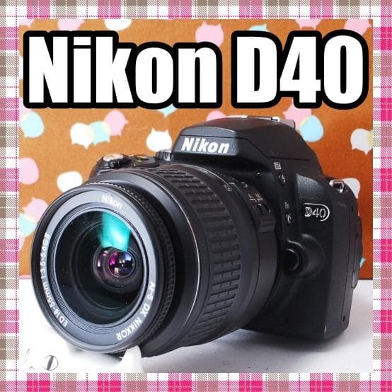 ✨ショット数562回✨新品同様元箱付き✨Nikon D40 レンズセット