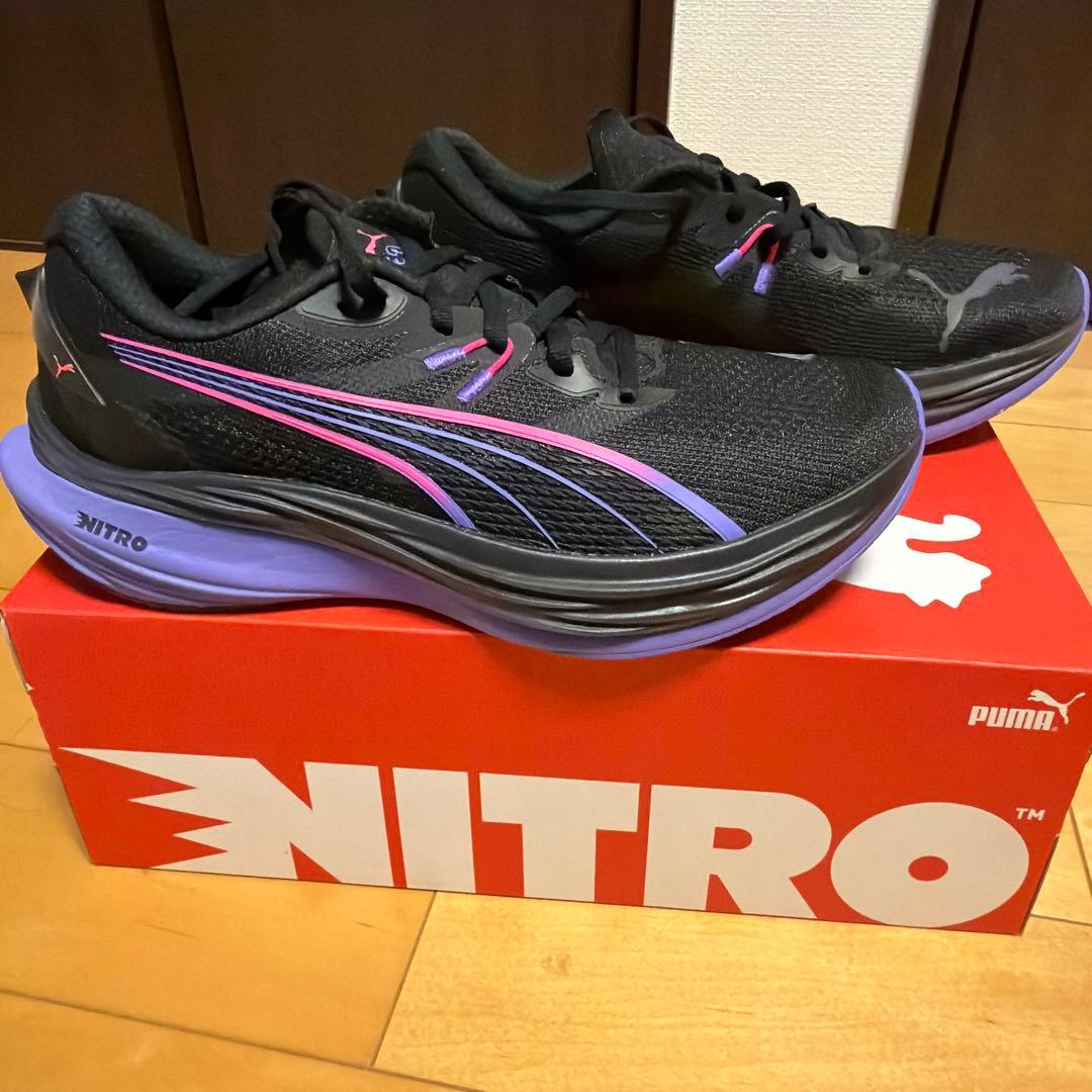 PUMA NITRO スニーカー ブラック/パープル 26