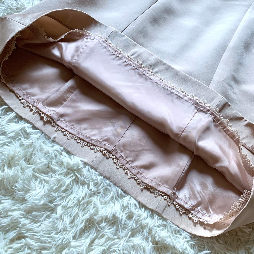 未使用級✨定価14万 フォクシー ミュゲ ウールシルクワンピースドレス 40