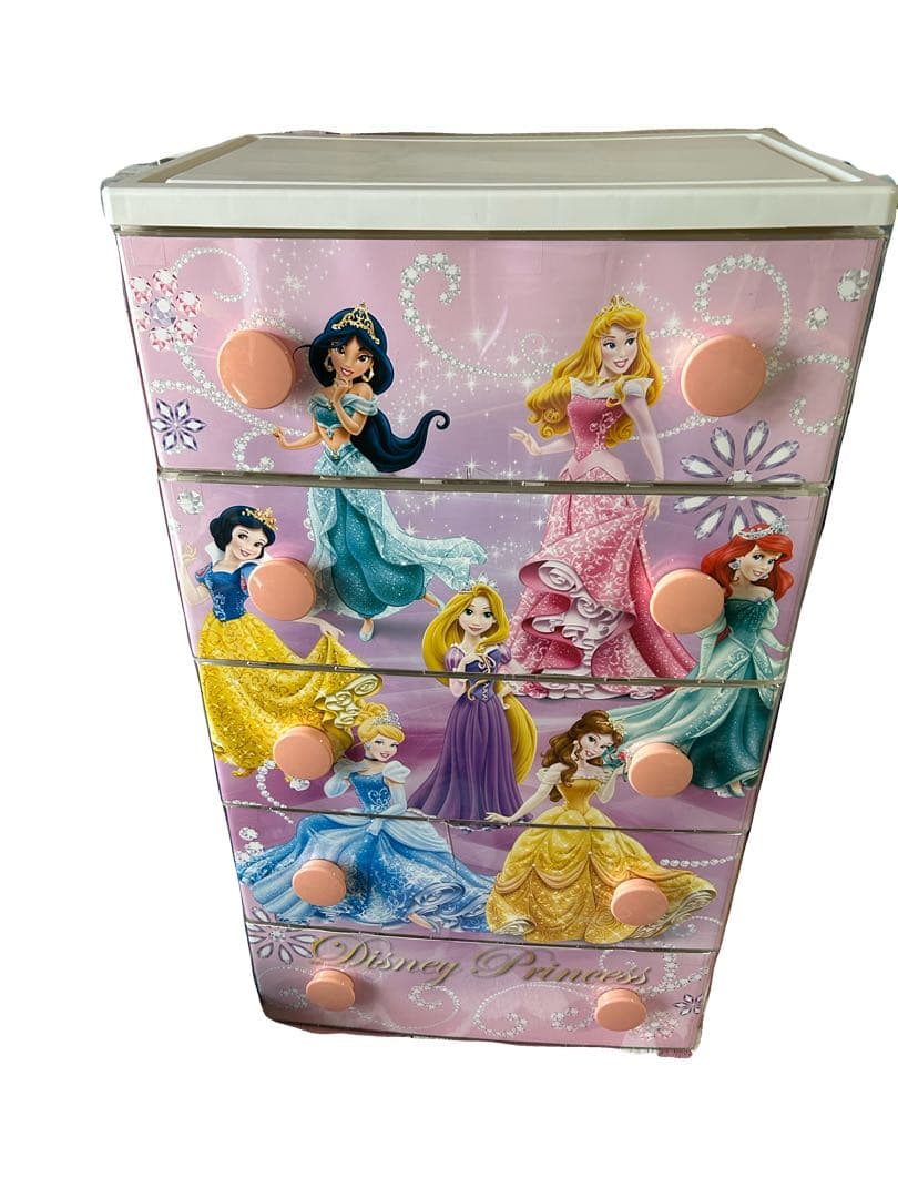 ディズニープリンセス 5段タンス　送料込み