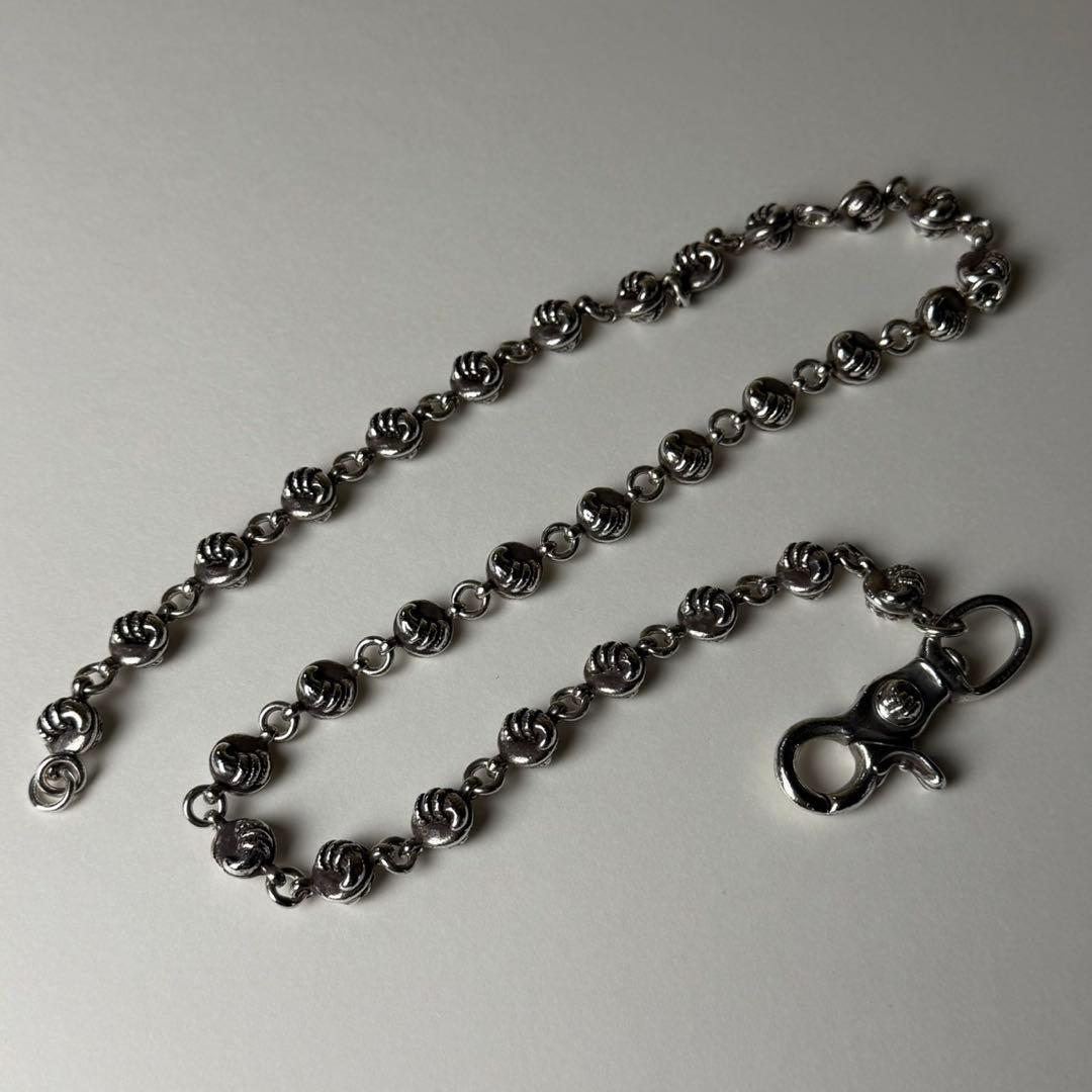 廃盤 CHROMEHEARTS ウォレットチェーン クローボール 【訳あり】