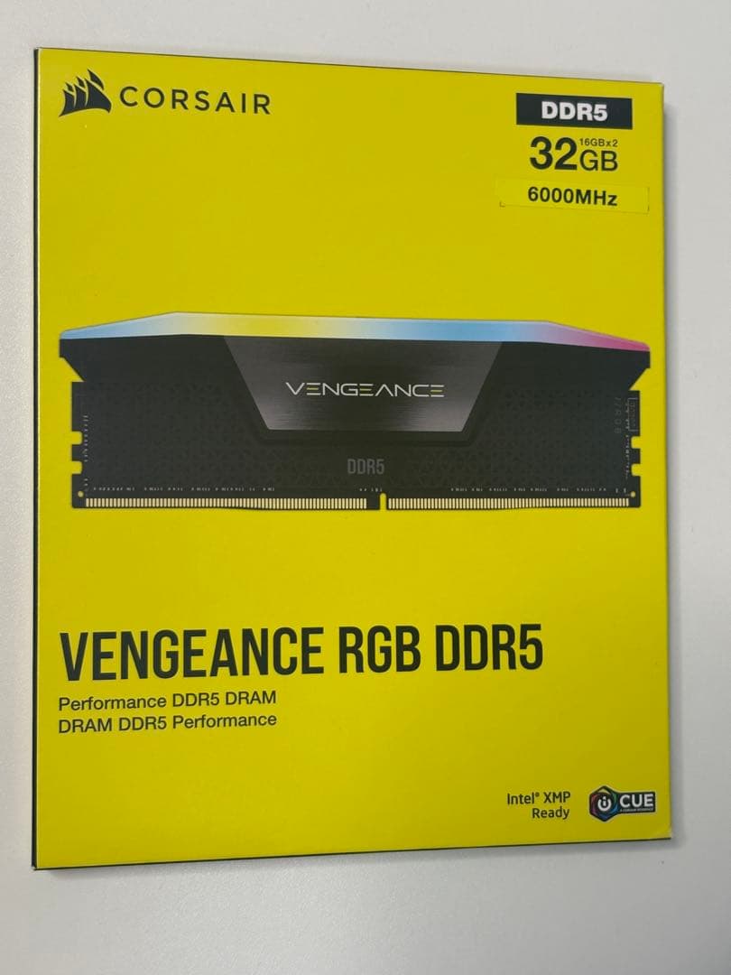メモリー Corsair Vengeance RGB DDR5 32GB 6000MHz