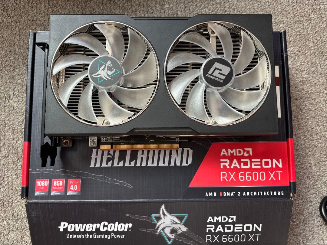 グラフィックボード・グラボ・ビデオカード PowerColor Radeon RX 6600 XT