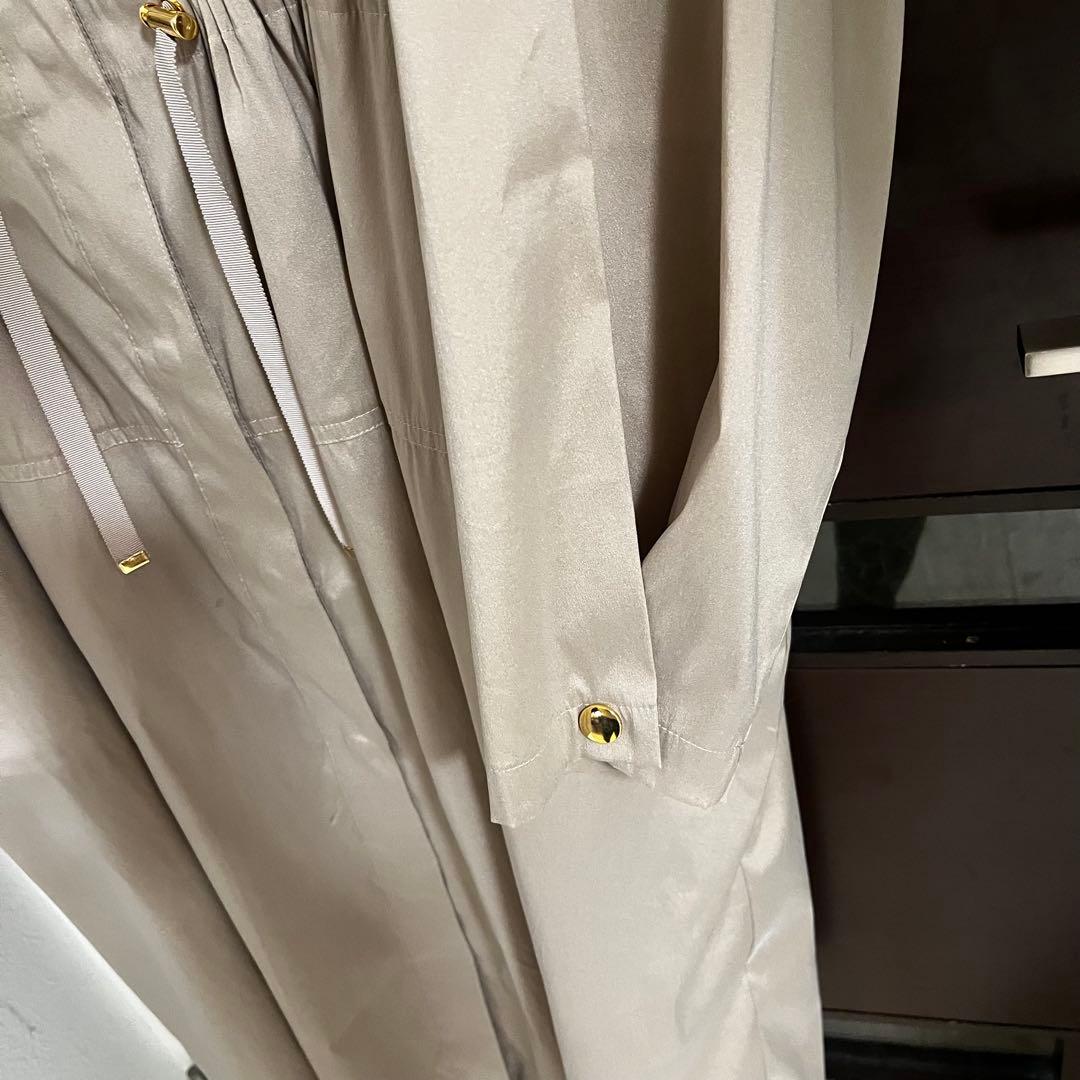 新品☆ANAYI× ETIQUE タフタギャザーロングブルゾン/セオリー、23区