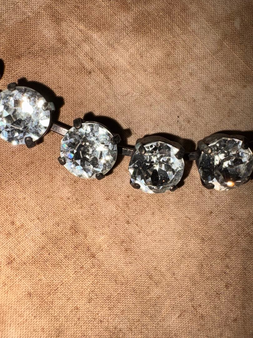 ❺ 戦前ヴィンテージ ✨ ペーストストーンネックレス　アールデコ〜戦中初期