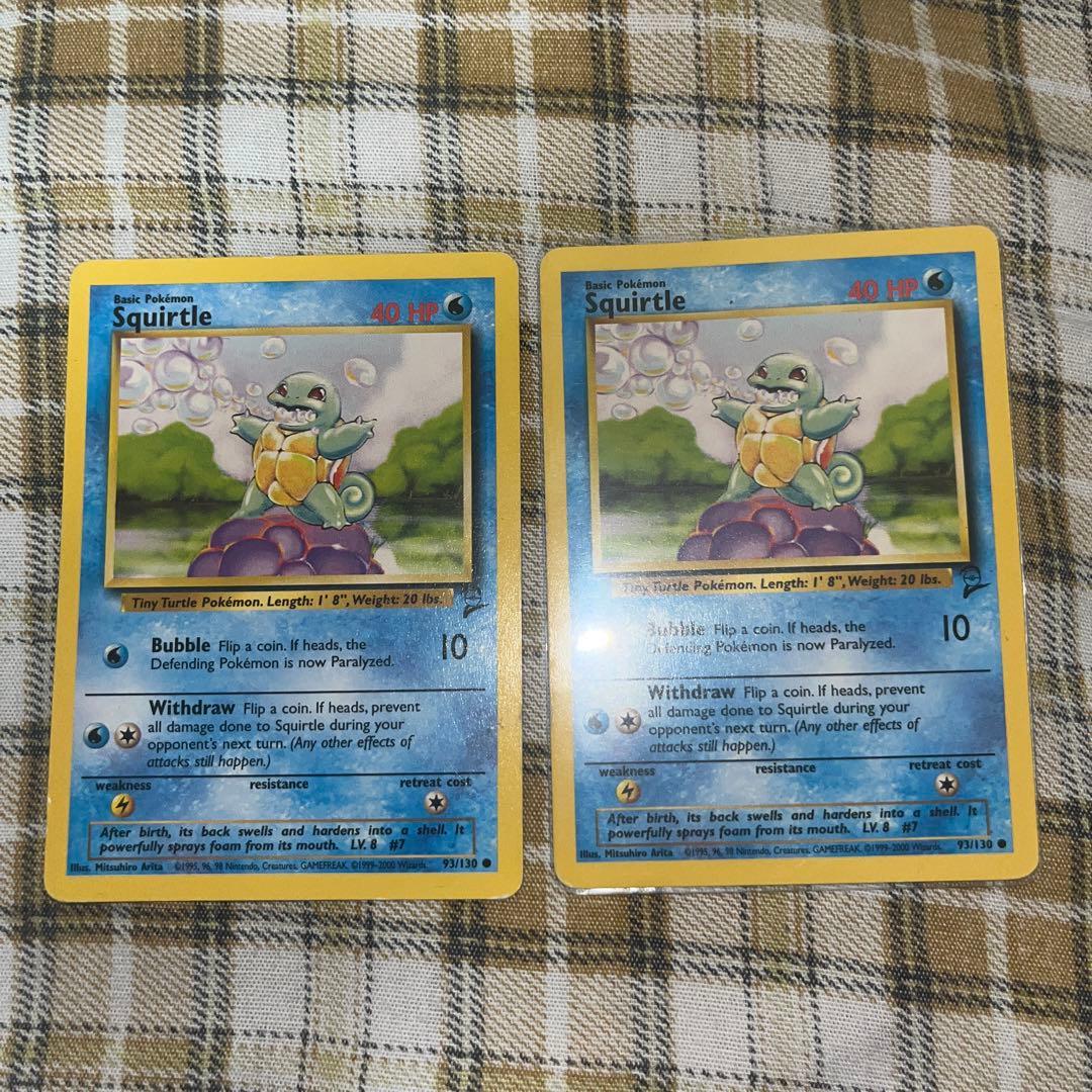 ポケモンカード Squirtle 2枚セット