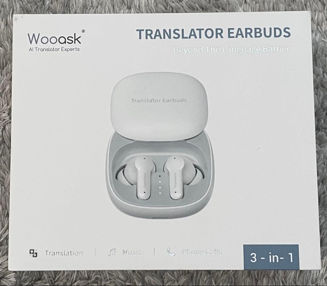 イヤホン Wooask M3 Translator Earbuds 3-in-1
