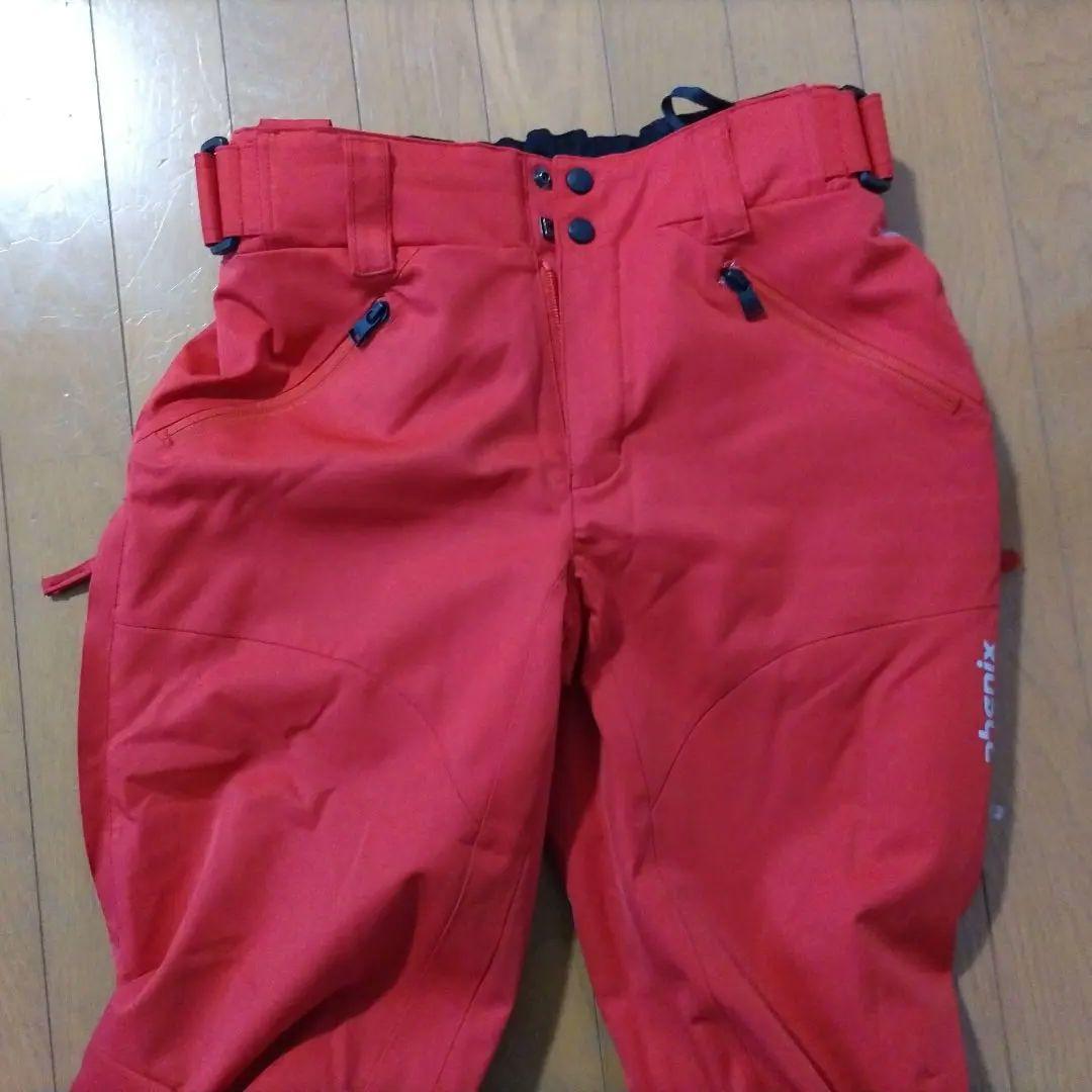 Phoenix スキーウェア ライムグリーン/レッド　メンズM