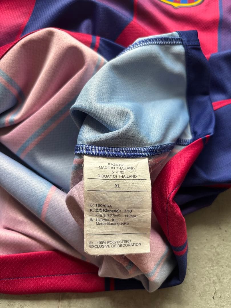 美品　25-26 ペドリ　バルセロナ　NIKE ホームユニフォーム　正規品