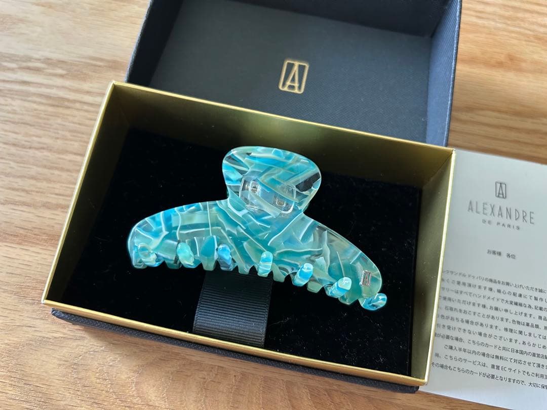ぬ子さま専用　アレクサンドルドゥパリ クリップ（ブルー）レア品