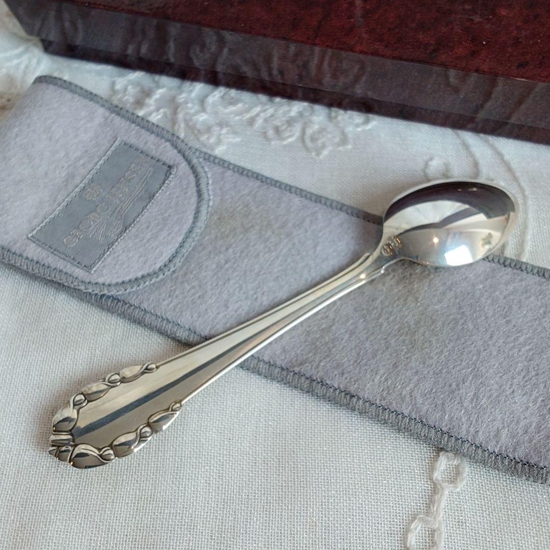 ジョージ・ジェンセン　リリー・オブ・ザ・バレー　純銀製　スプーン