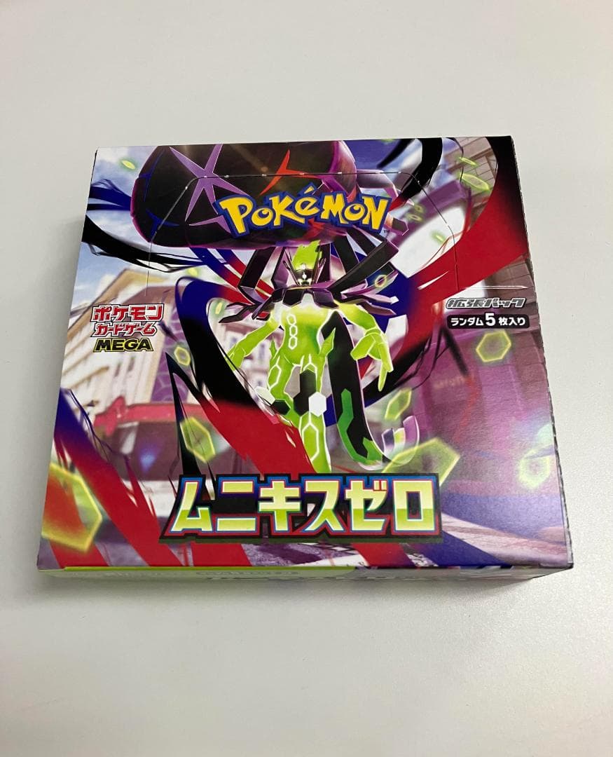 【新品・未開封】ポケモンカードゲーム MEGA 拡張パック ムニキスゼロ BOX