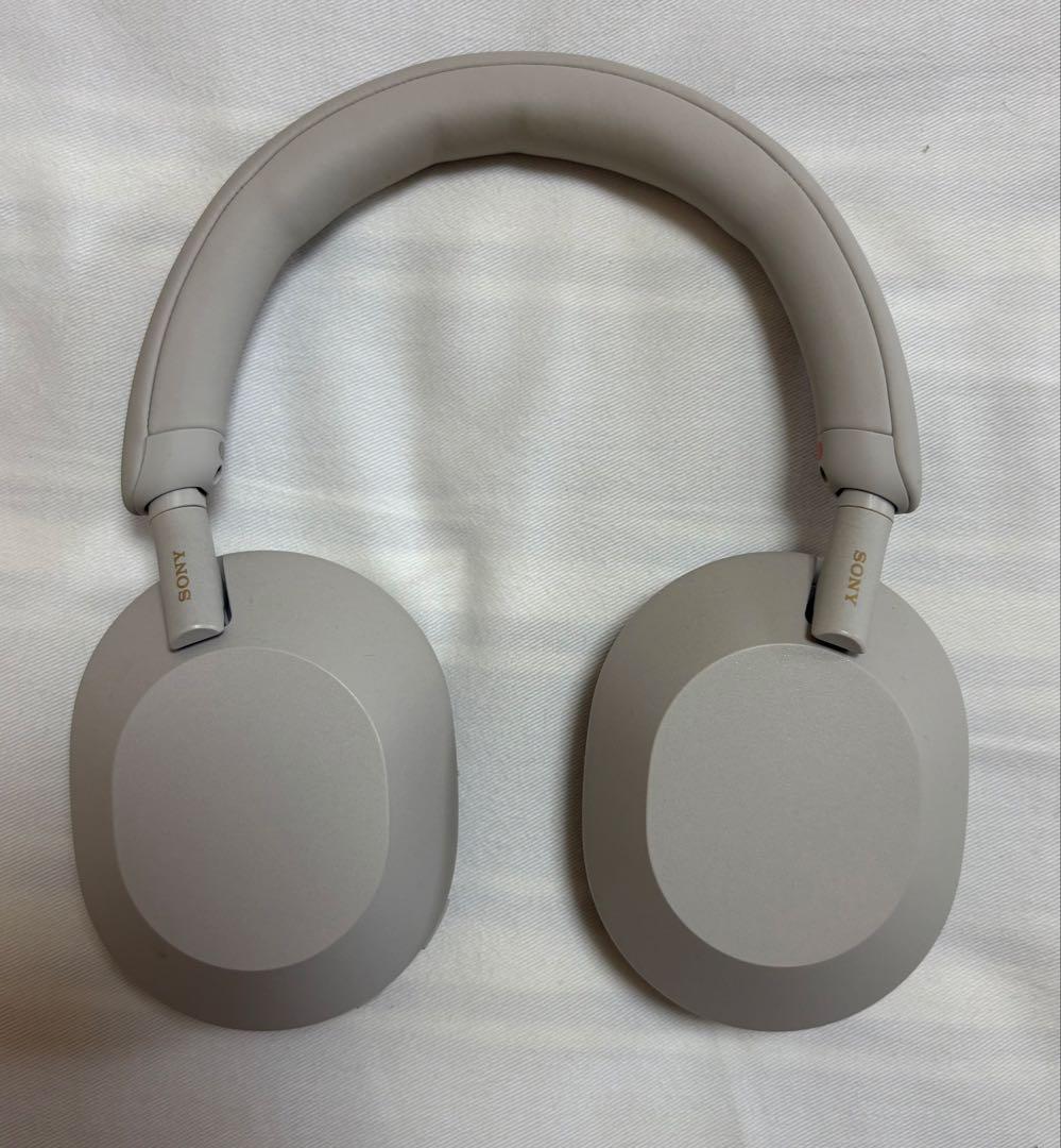 SONY WH-1000XM5 ワイヤレスヘッドホン グレー ケース付き
