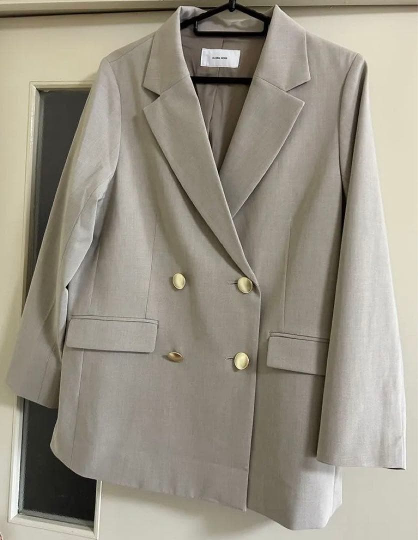 ウツクシルエットダブルジャケット