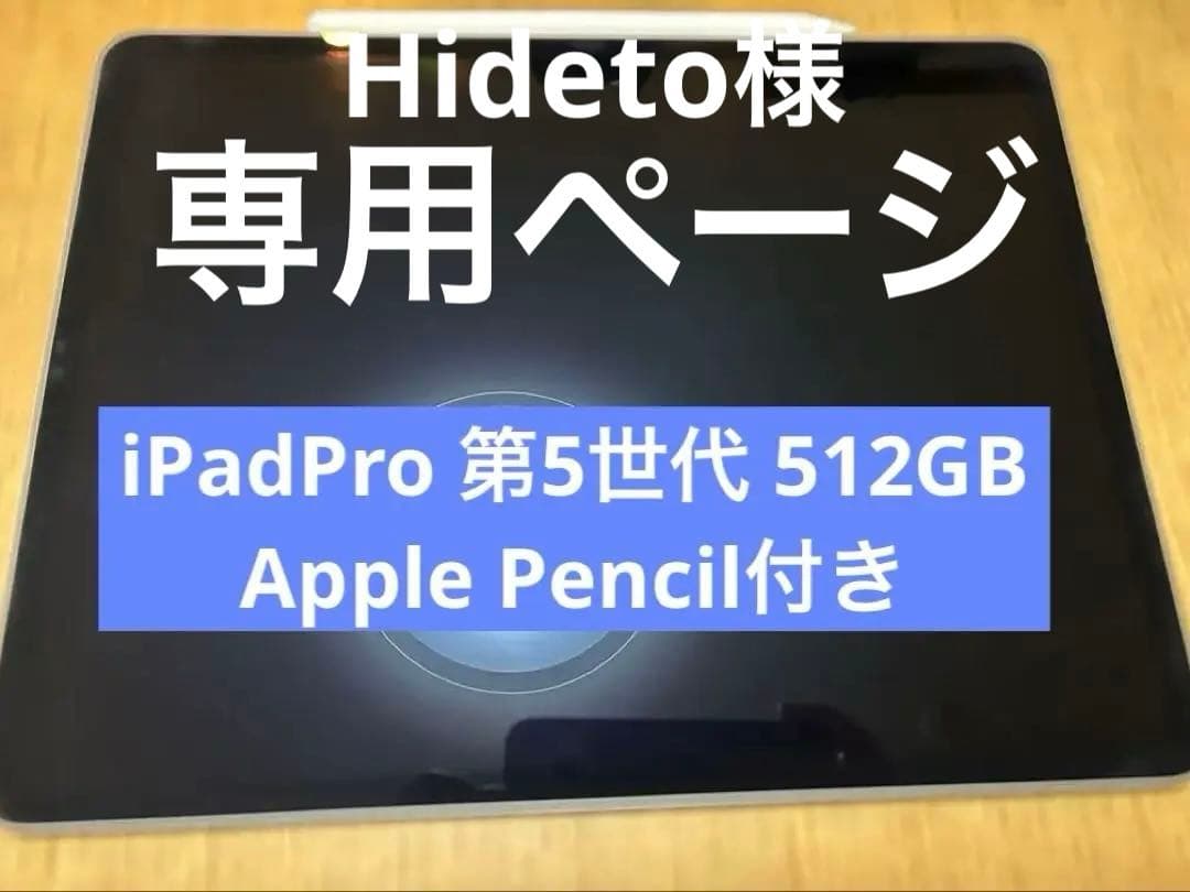 【専用ページ】iPad Pro 12.9インチ 第5世代 512GB