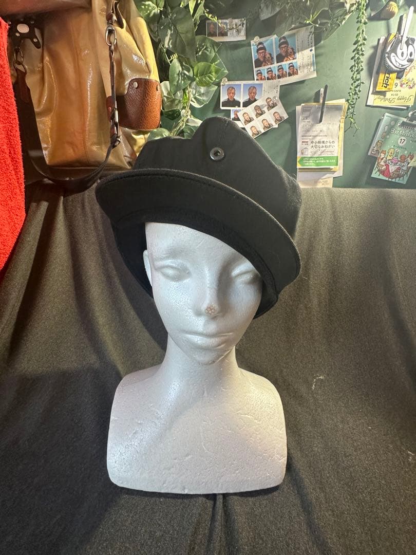 Yohji yamamotoアーカイブ YS キャスケットハンチン帽