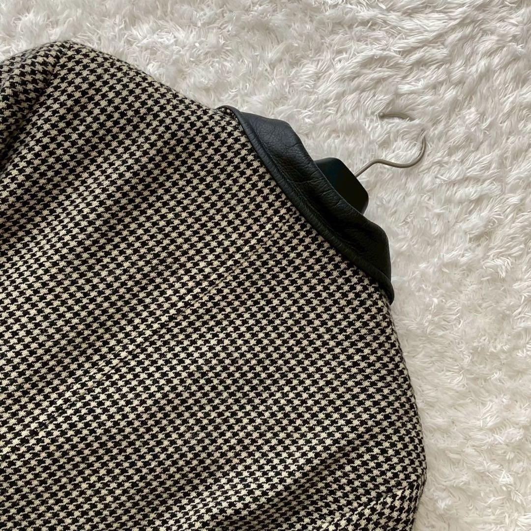 トリココムデギャルソン　千鳥格子柄 テーラード ジャケット ヴィンテージ