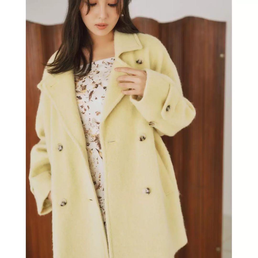 Stola. シャギーラペルコート