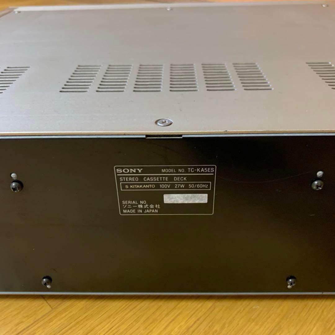 【美品】SONY TC-KA5ES ソニー カセットデッキ リモコン・説明書付き