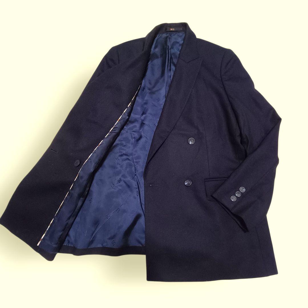 はゆあーと様用【DAKS】ウール・カシミヤ混 ジャケット ネイビー ブレザー
