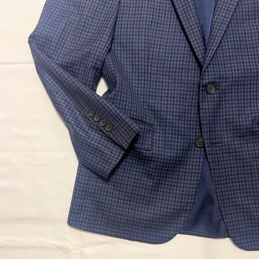 極美品✨ブルックスブラザーズ REGENT ジャケット 紺 チェック 高級生地