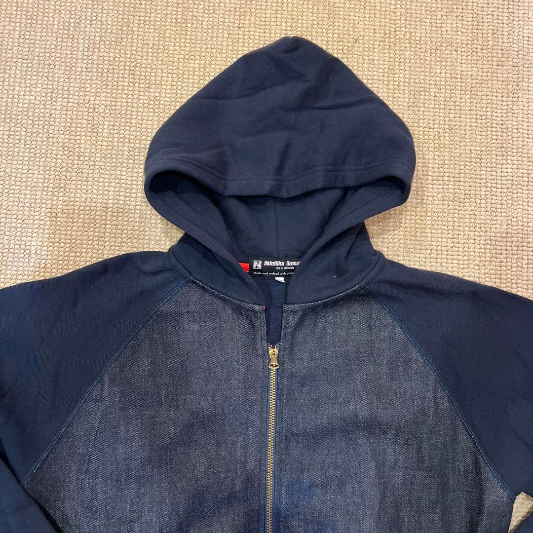 希少　EVISU　エヴィス　デニム　パーカー　スウェット　フーディ　USED品