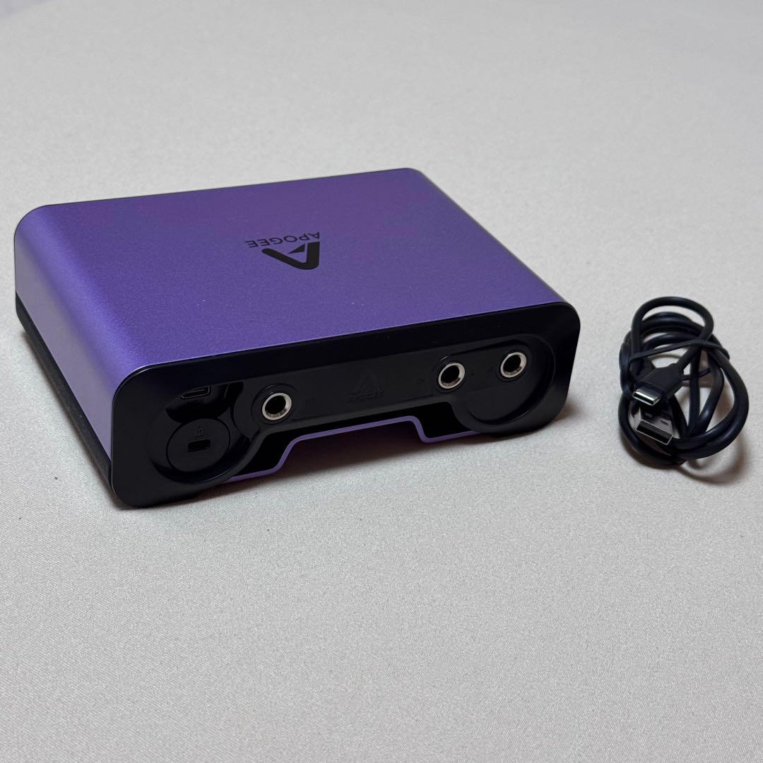 新品・未使用 APOGEE BOOM パープルオーディオインターフェイス