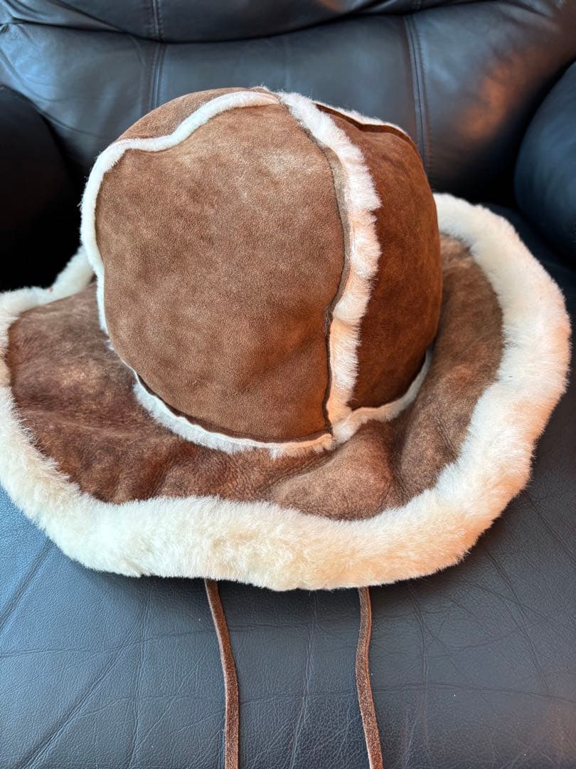 ナンバーナイン　ムートンハット　色褪せあり