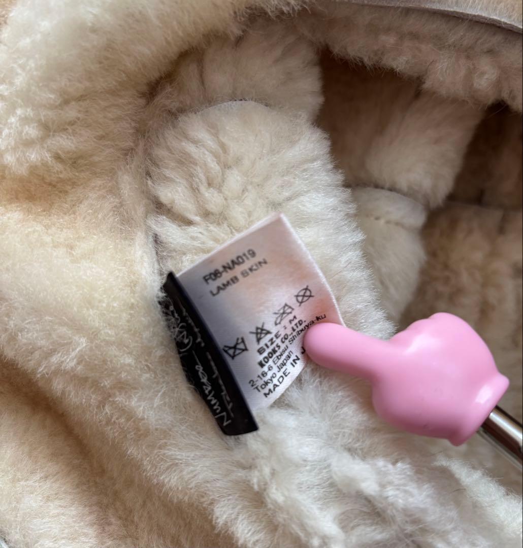 ナンバーナイン　ムートンハット　色褪せあり