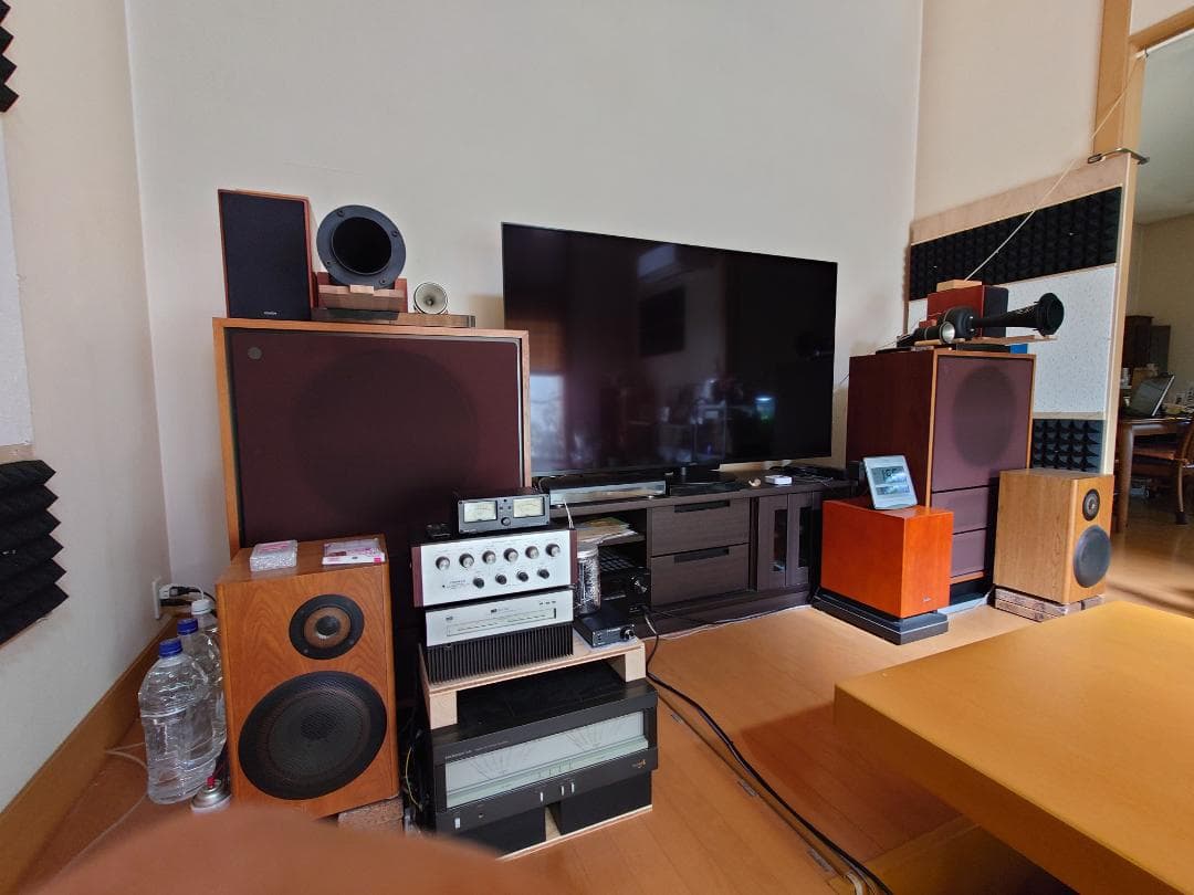 【U-tan】天然黒御影石 特注オーディオボード　2面磨き　4枚　送料込