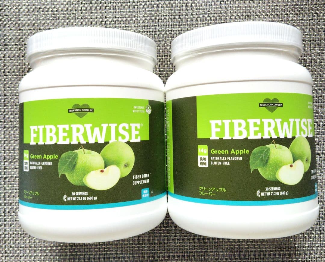 メラルーカ★ファイバーワイズ FIBERWISE グリーンアップル糖類無添加2個