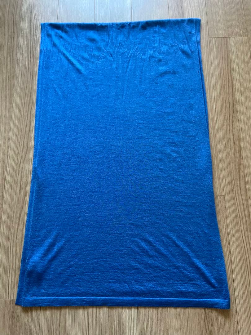 30/70 トレンタセッタンタ シルクカシミヤ大判ストール サックスブルー