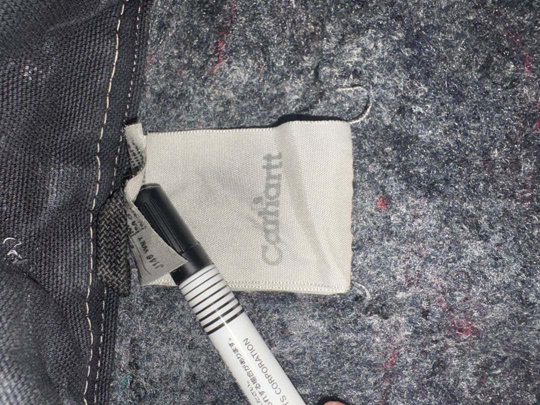 carhartt デトロイトジャケット　j146 WET 黒染め　ブラック