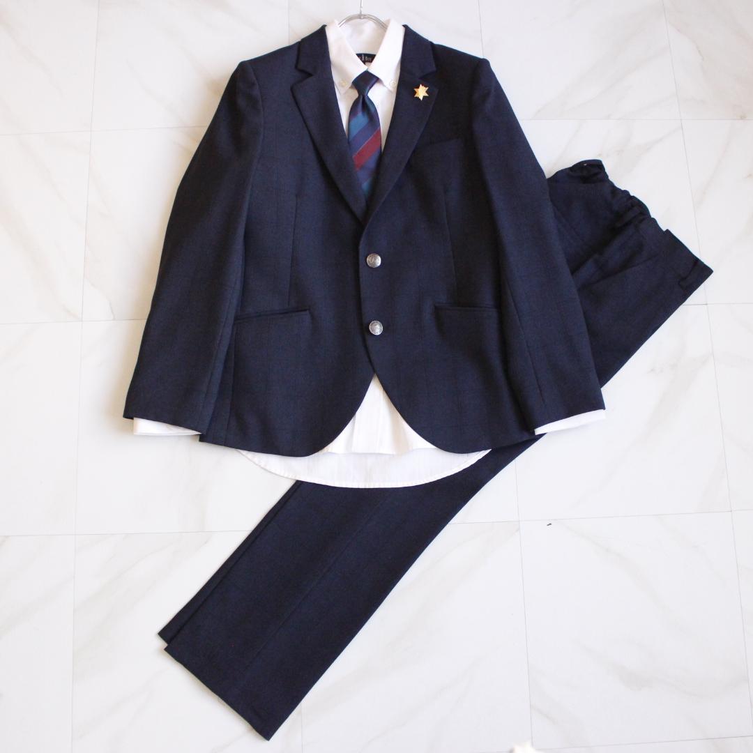 EASTBOY 160cm キッズフォーマル フルセットアップスーツ ネイビー