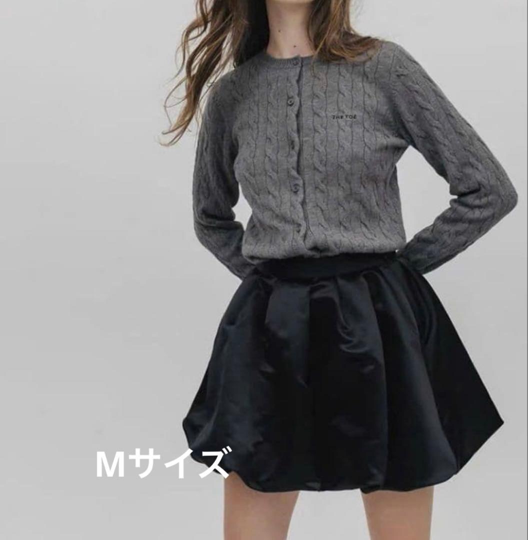 スカート thetoe venice balloon skirt black