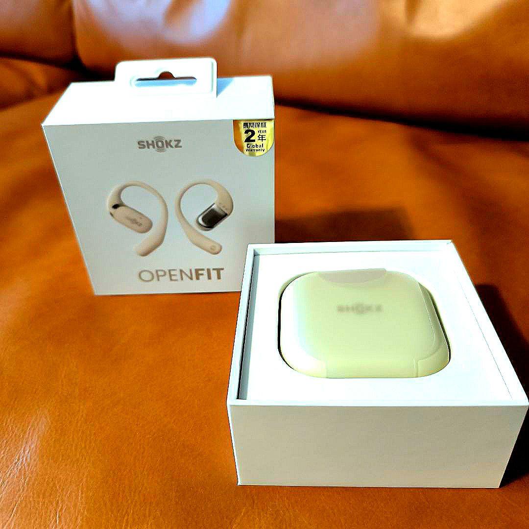 SHOKZ OPENFIT ワイヤレスイヤホン 2年保証