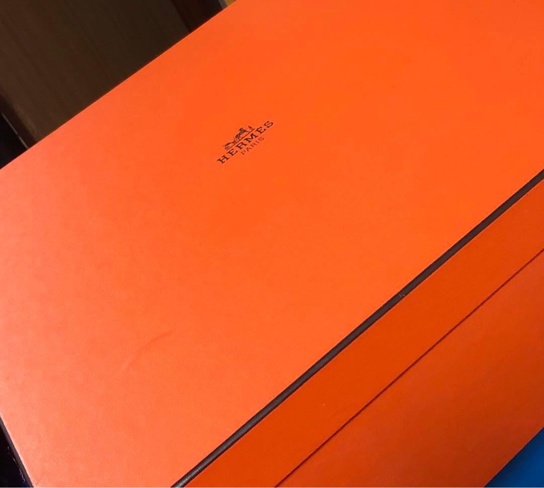 HERMES オレンジ ギフトボックス 45cm大