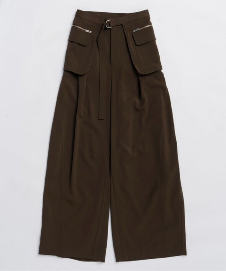 MAISON SPECIAL ポケットベルトダブルクロスパンツ