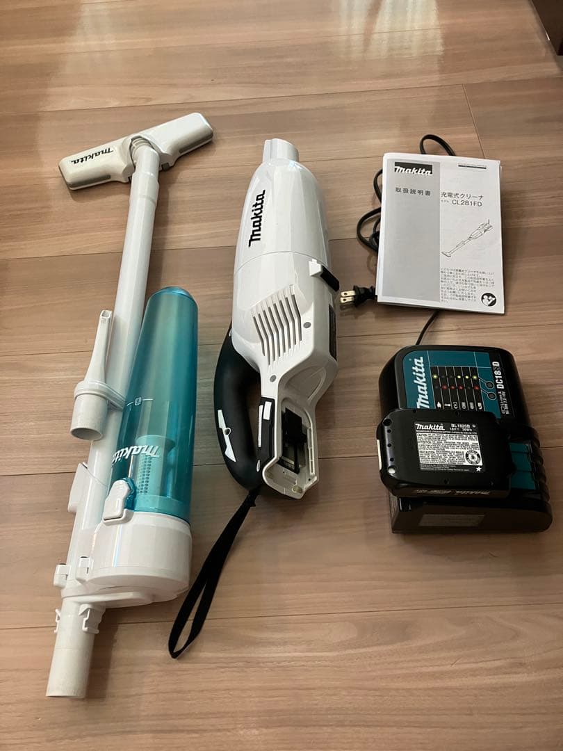 マキタ　コードレス掃除機　CL281FDZW