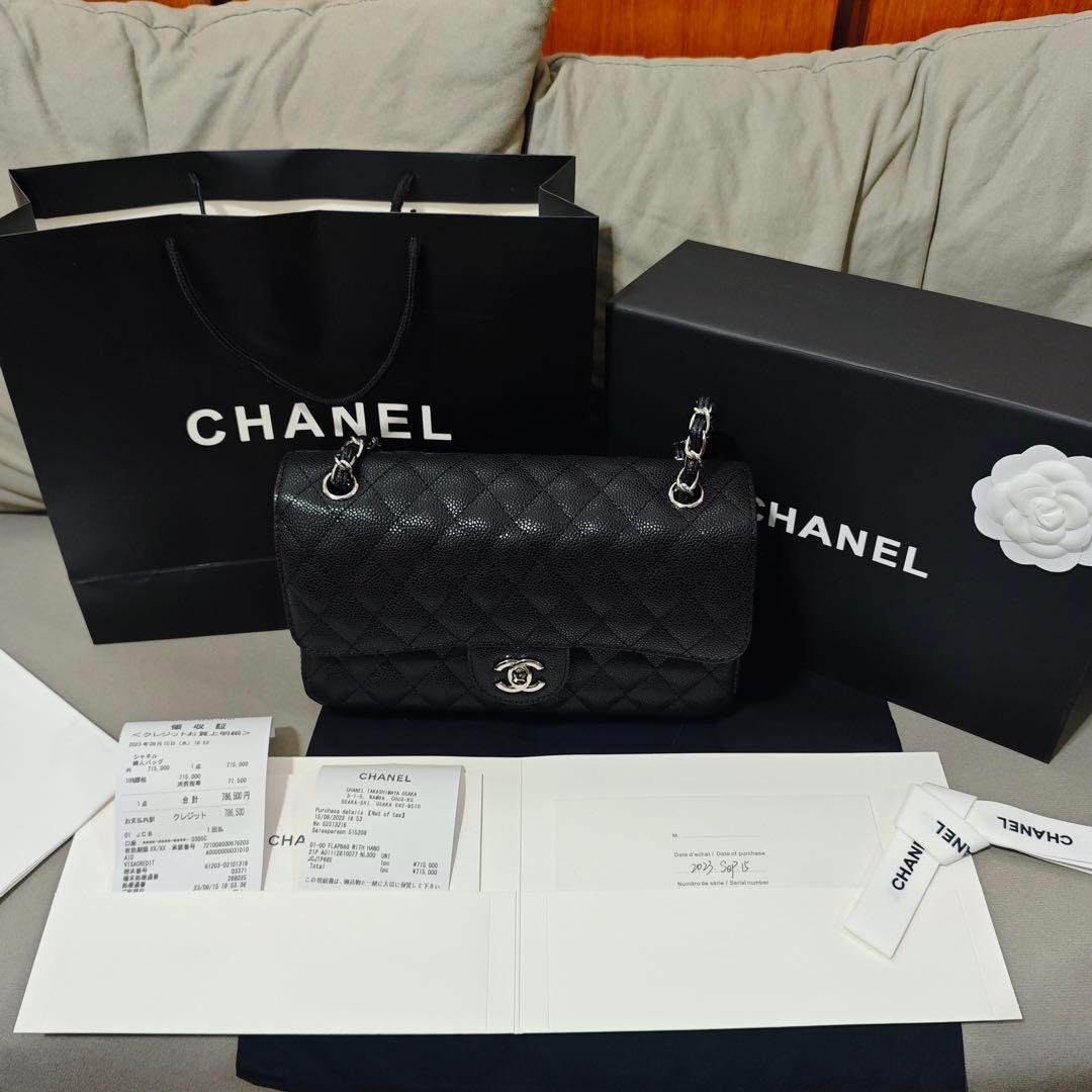 ブラックレザー ショルダーバッグ