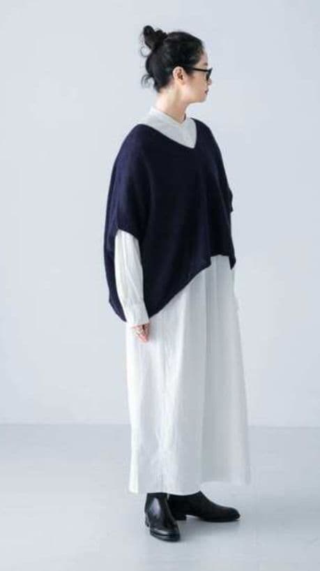 かぐれ コットンギャザーワンピース