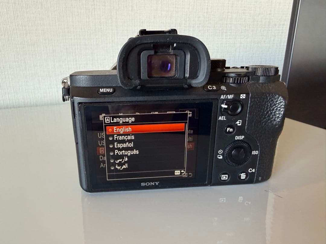 sony α7ii ILCE-7M2カメラ, 海外版 日本語なし